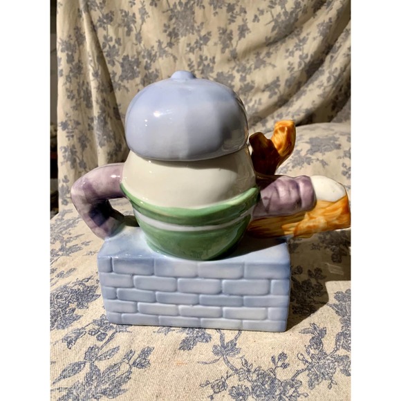 VTG Feitx Humpty Dumpty Ceramic Decorative Teapot - Picture 3 of 10